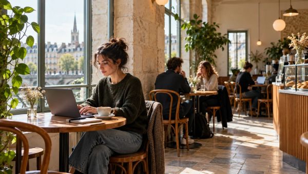 Cafés à Nantes pour travailler confortablement